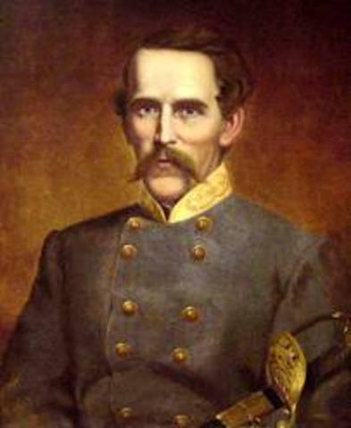 Thomas Jackson "Stonewall" Died by friendly fire. Got 1 bullet to right hand & 2 to his left arm. Later got amputated