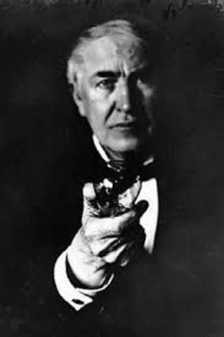 Thomas Edison invents commercially incandescent practical light bulb