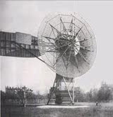 Charles Brush invents the first automatically operated wind turbine