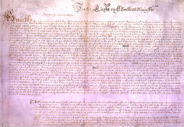 The petition of right