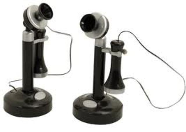 Alexander Graham Bell invents the telephone