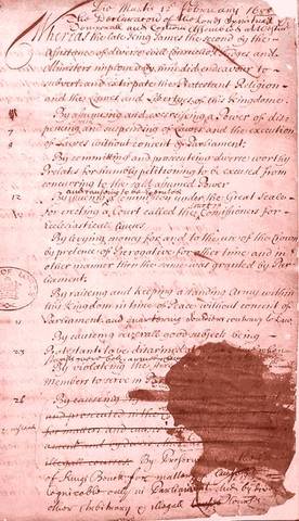 Declaration of Right and Grievances