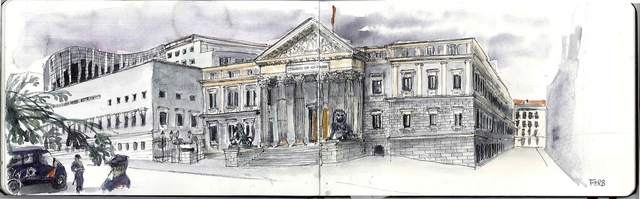 Cápsulas del tiempo de 1834 / Palacio de Las Cortes