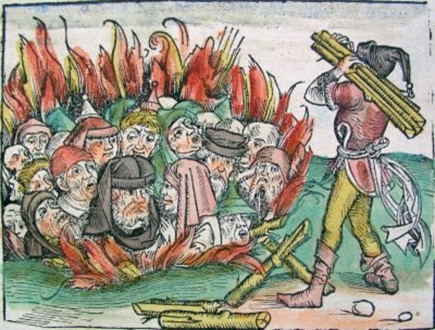 killing of the jews in the time of the black death
