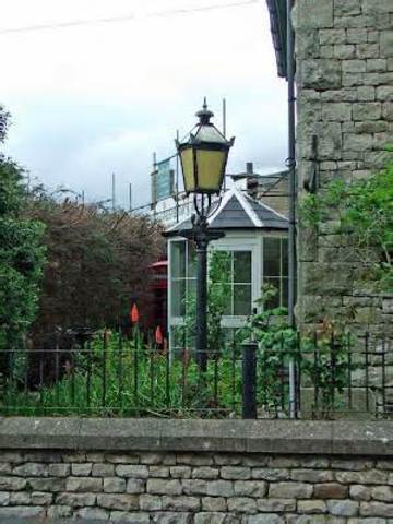 Street Lights are lit from gas from coal