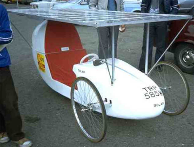First Solar Powered Car