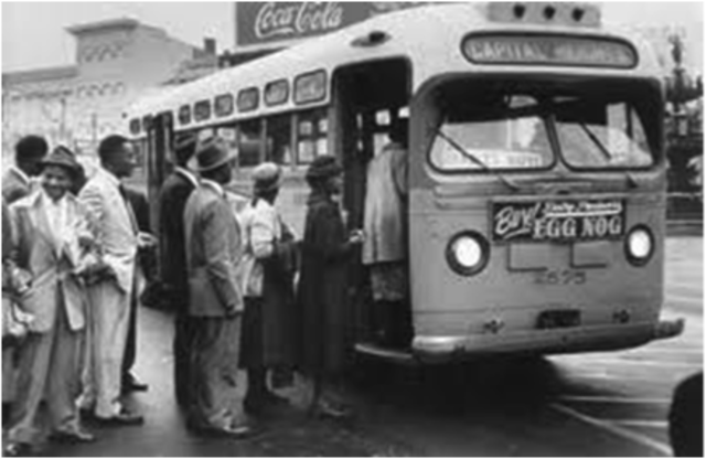 1955-1956 – The Montgomery Bus Boycott