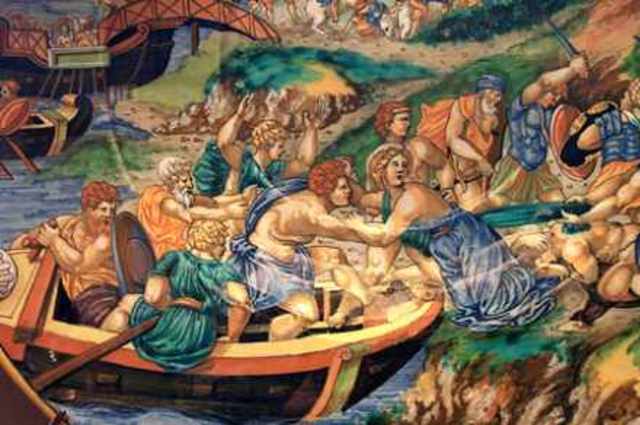 Helen and Paris go to Troy