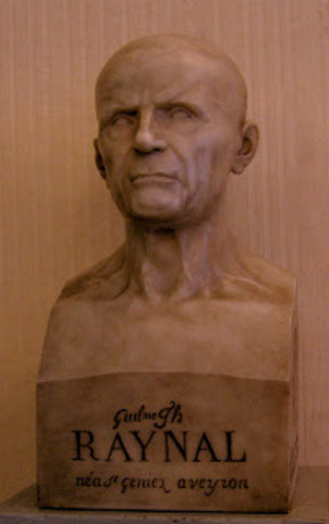Buste de Raynal par Jean-Joseph Espercieux