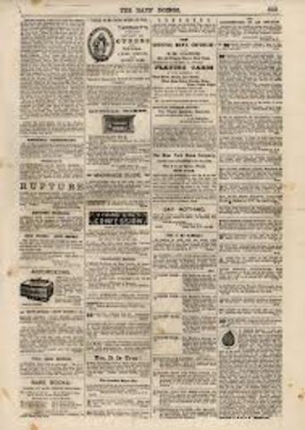 Jacob places an ad in the newspaper for a wife.