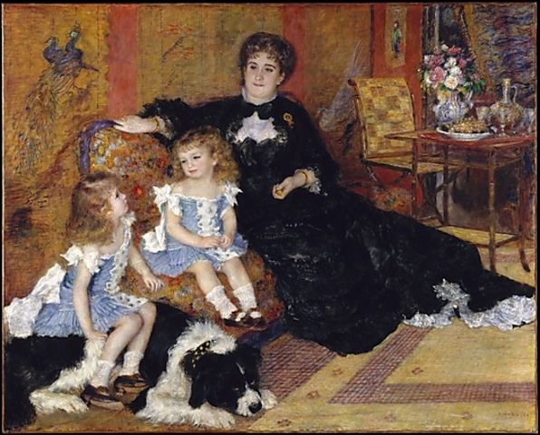 Painted Madame Charpentier and Her Children
