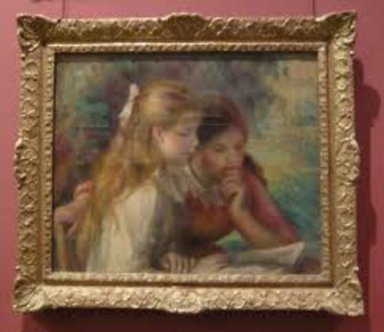 The Louvre bought Renoir's paintings