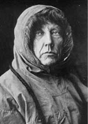 Race to the South Pole! The first successful trip was led by Amundsen.