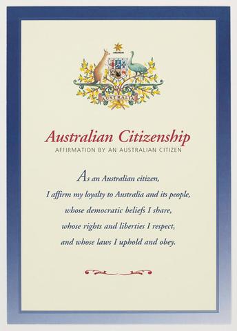 Australian citizenship