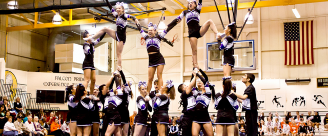 Being on the cheerleading team