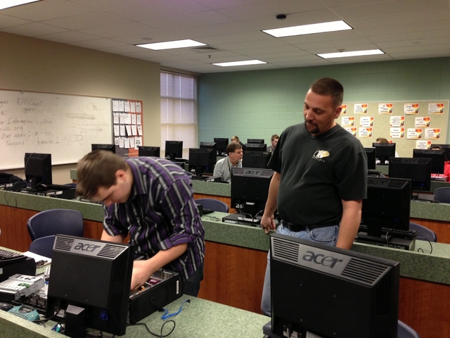 Students in the Office