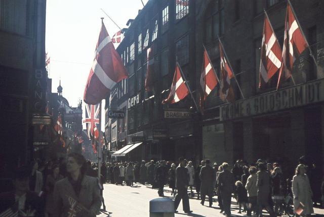 Denmark is liberated by England from Nazi occupation