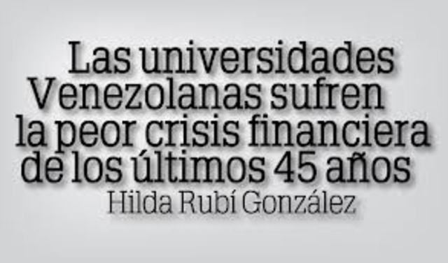 CRISIS EDUCATIVA UNIVERSITARIA