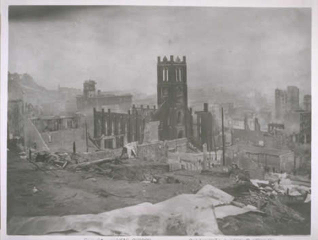 Fire destroys Cathedral