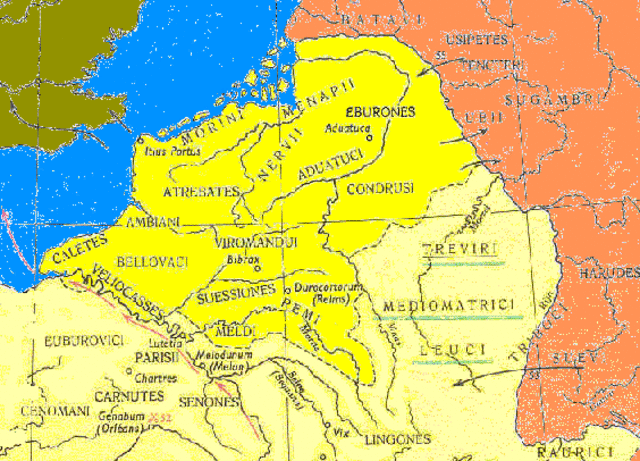 Rome verovert 'Belgica' (1e vC)