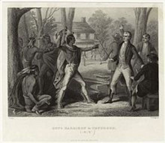 Tecumseh denounces the Treaty of Fort Wayne