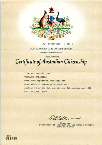 Australian Citzenship