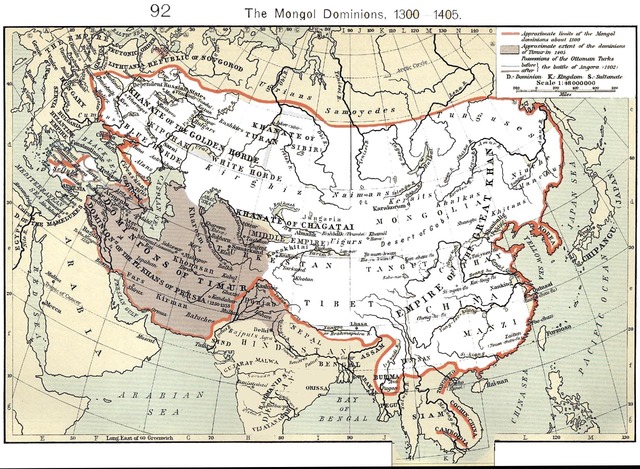 The establishment of the Mongol Empire