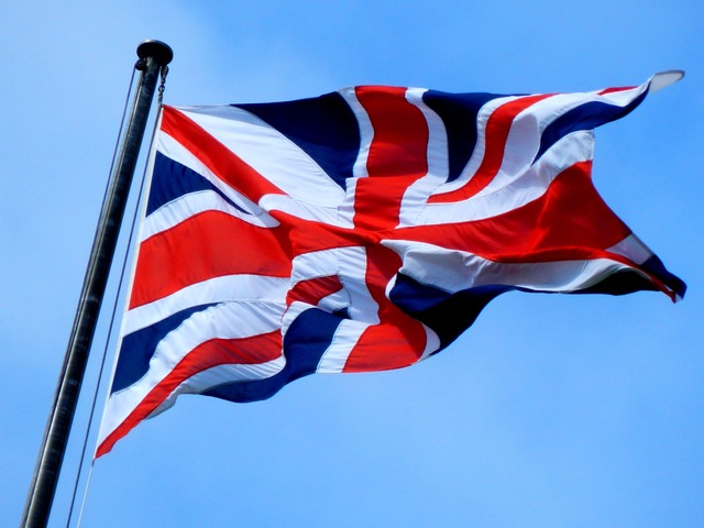 Raising of the Union Jack