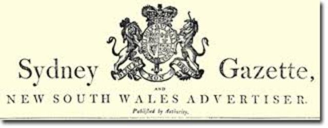 ydney Gazette began referring