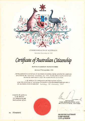 Australian citizenship