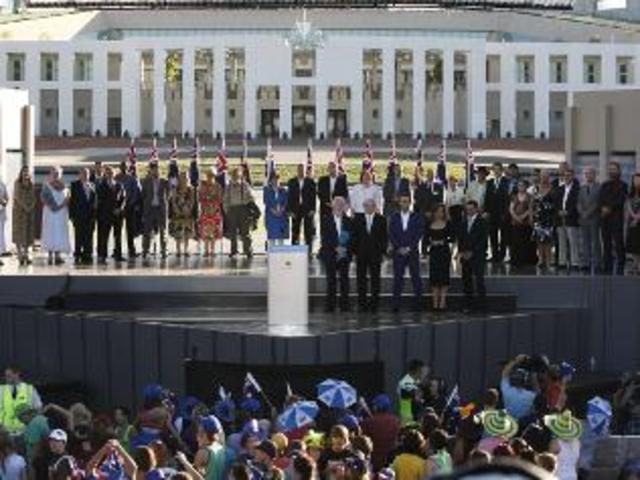 The presentation of Australia Day awards