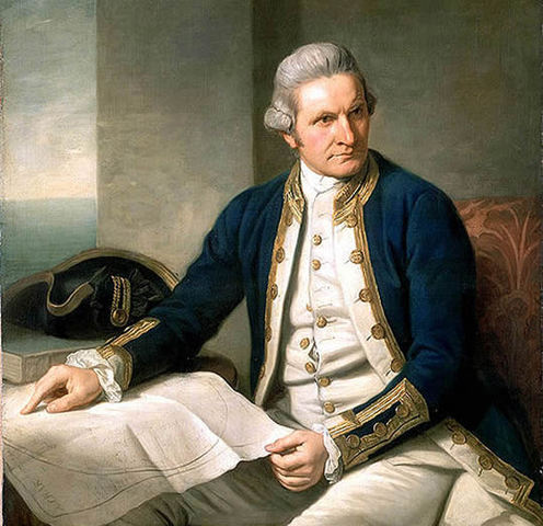 Captain James Cook founded Australia