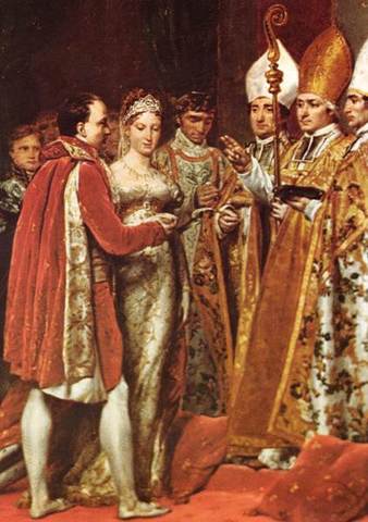 Huwelijk met Marie-Louise van Habsburg