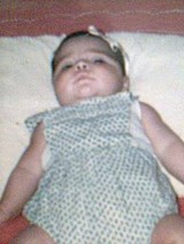 Quase três meses depois de nascida!!!