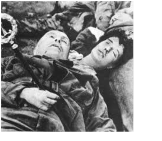 MUERTE DE BENITO MUSSOLINI