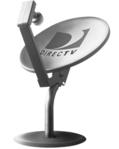 First satellite TV