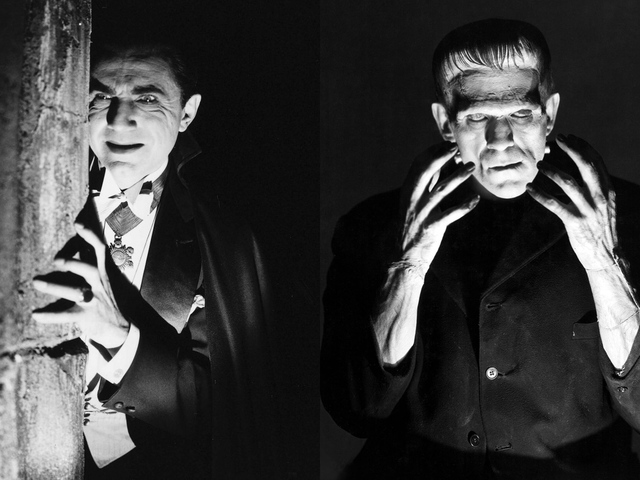 Rem-make of dracula and frankenstien with high technology