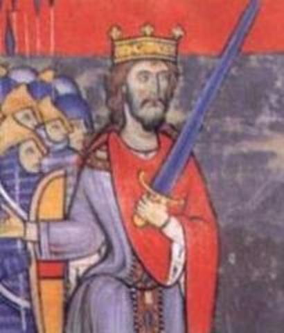 Henry II lands in Ireland