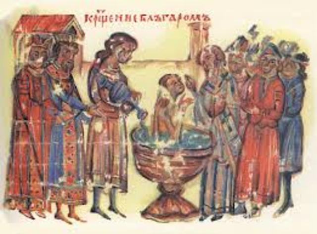 Крещение Болгарии