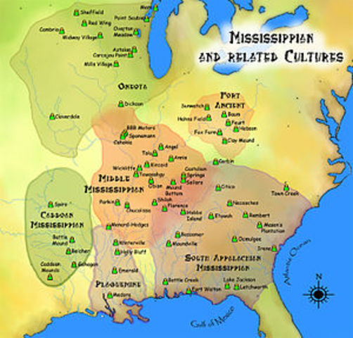Mississippian Culture established - Cahokia is the capital