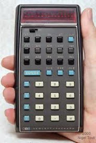 First Hand-held Calculator