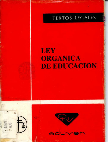 Ley Orgánica de Educación 1980