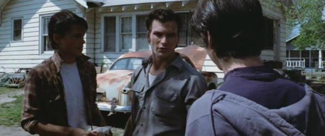 Ponyboy argued with Darry; Pony slept with Soda at night(1)