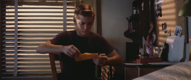Ponyboy found the letter Johnny left.