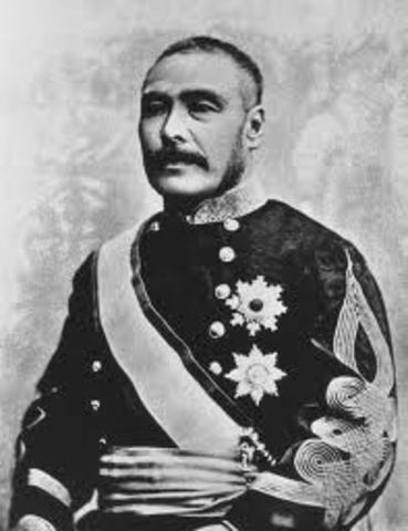 Enomoto surrendered to Kuroda Kiyotaka