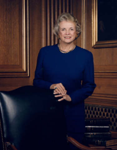 Sandra Day O'Connor First Female Supreme Court Justice