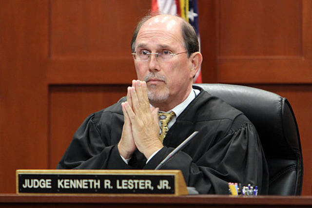 Judge Kenneth Lester accepts George Zimmerman's not guilty plea
