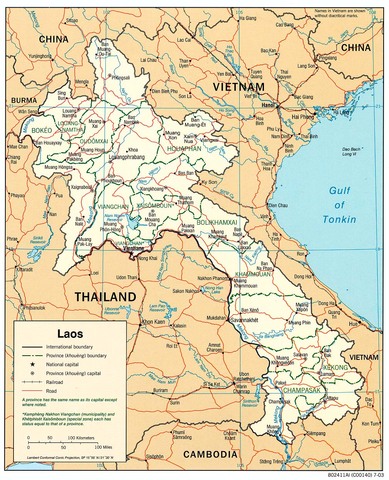 France decolonizes Laos