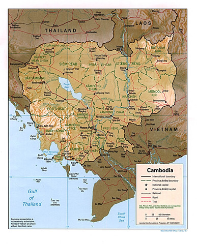 France decolonizes Cambodia