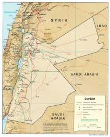 United Kingdom decolonizes present day Jordan